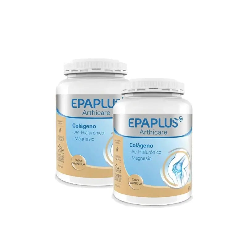 Epaplus Arthicare Collagène, saveur vanille, sans silicium, 30 jours, 325 g, lot de 2