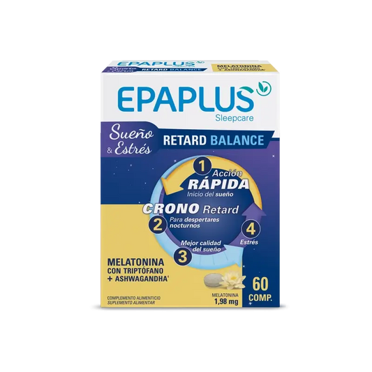 Epaplus Sleepcare Melatonin Retard Balance With Tryptophan, 30 grams, 60 tablets