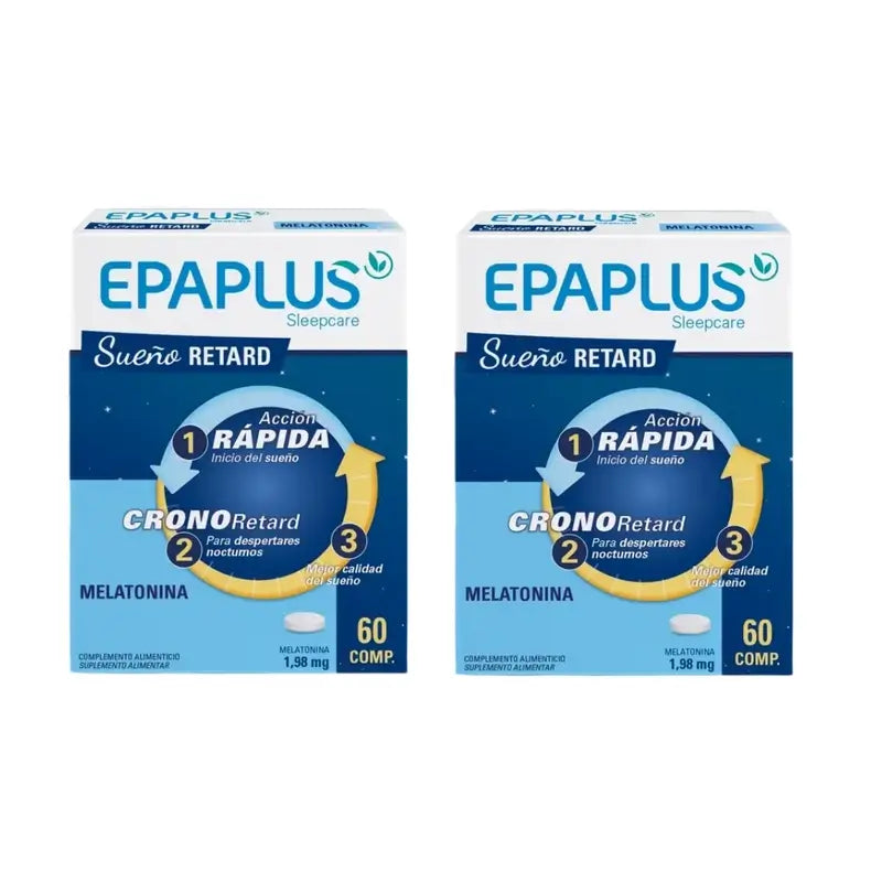 Epaplus Sleepcare Melatonin Retard Plus , 2X60 Tablets
