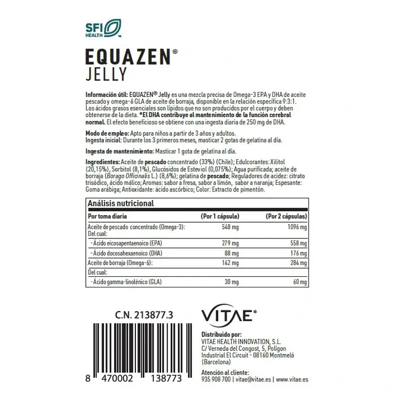 VITAE Equazen Jelly, 60 gélules
