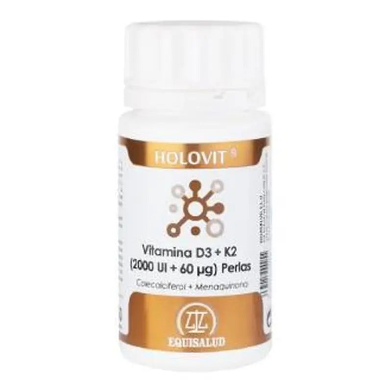 Equisalud Holoram Vitamin D3 2000Ui + K2 60mg Pearls