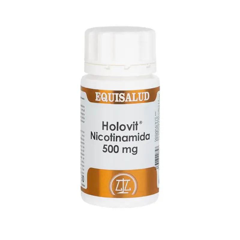Equisalud Holovit Nicotinamide 500 Mg, 50 Capsules