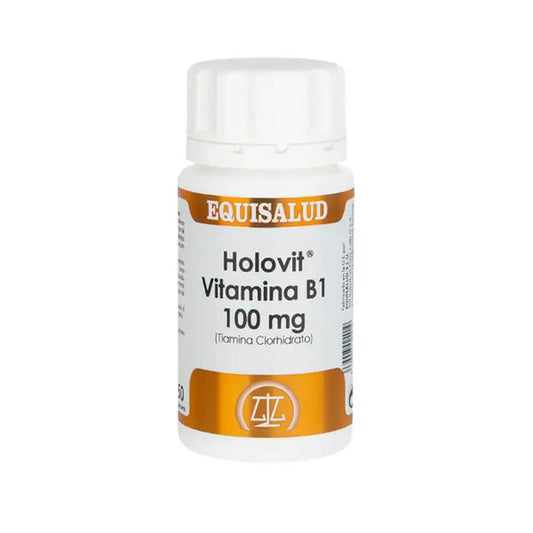 Equisalud Holovit Vitamin B1 100 Mg, 50 capsules