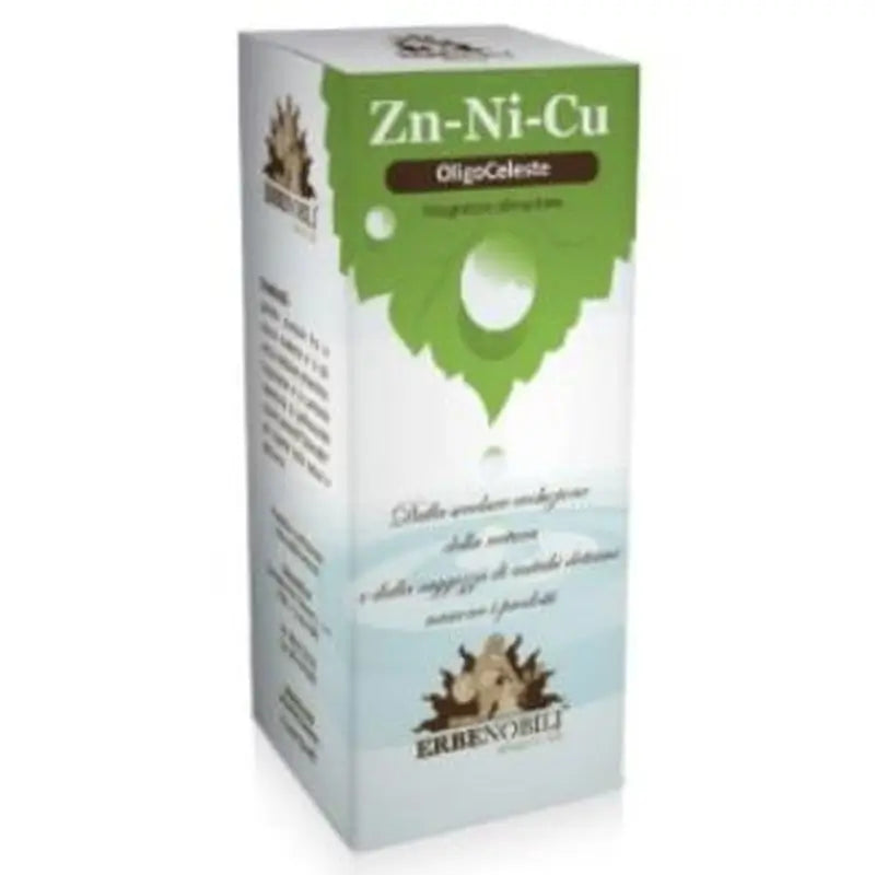 Erbenobili Oligoceleste Zn/Ni/Cu (Zinc/Nickel/Copper) Trace element 50Ml