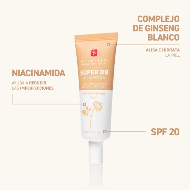Erborian Super Bb Chocolat, 40 ml