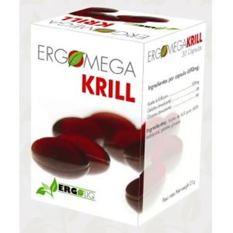 Ergonat Ergomega Krill 30 Capsules
