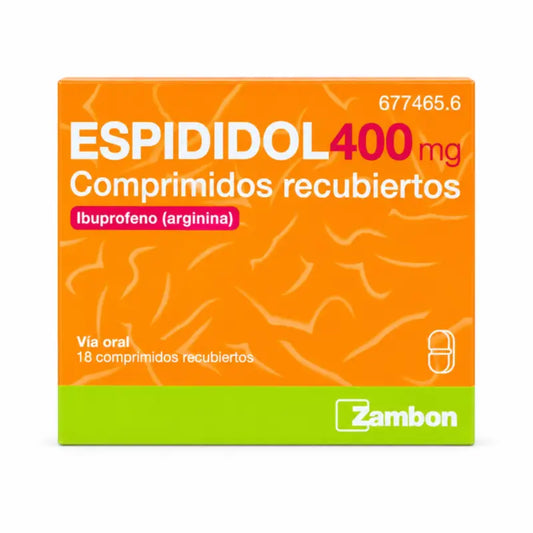 Espididol 400 mg, 18 comprimés pelliculés
