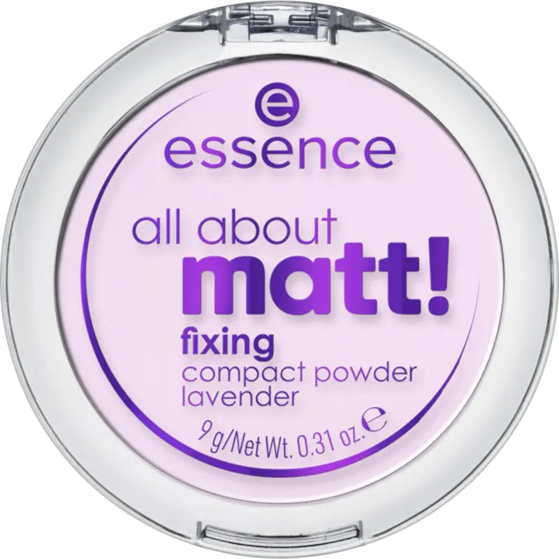 Poudre compacte fixante Essence « All About Matt ! » à la lavande, 9 g