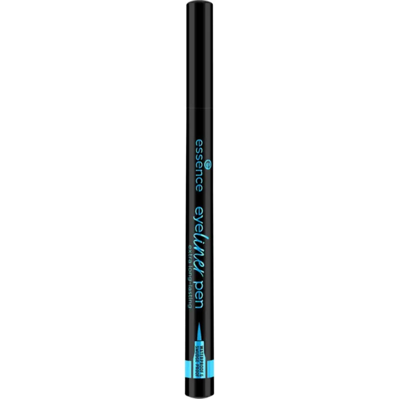 Essence Eyeliner en stylo longue tenue, waterproof et anti-bavures 01, 1,2 ml