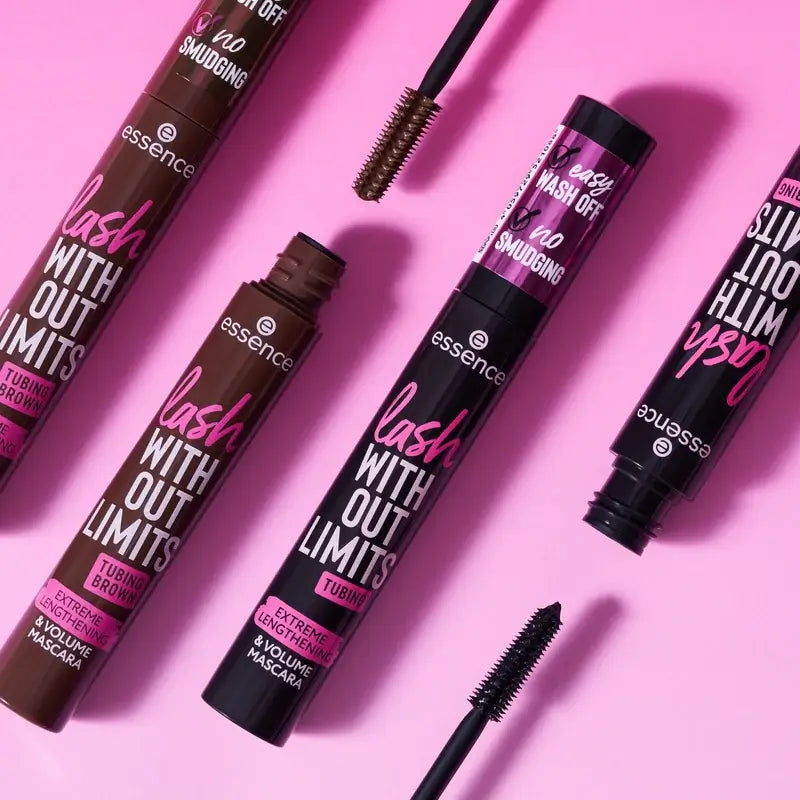 Essence Brown Lash Without Limits Mascara en tube allongeant et volumineux 05 , 13 ml