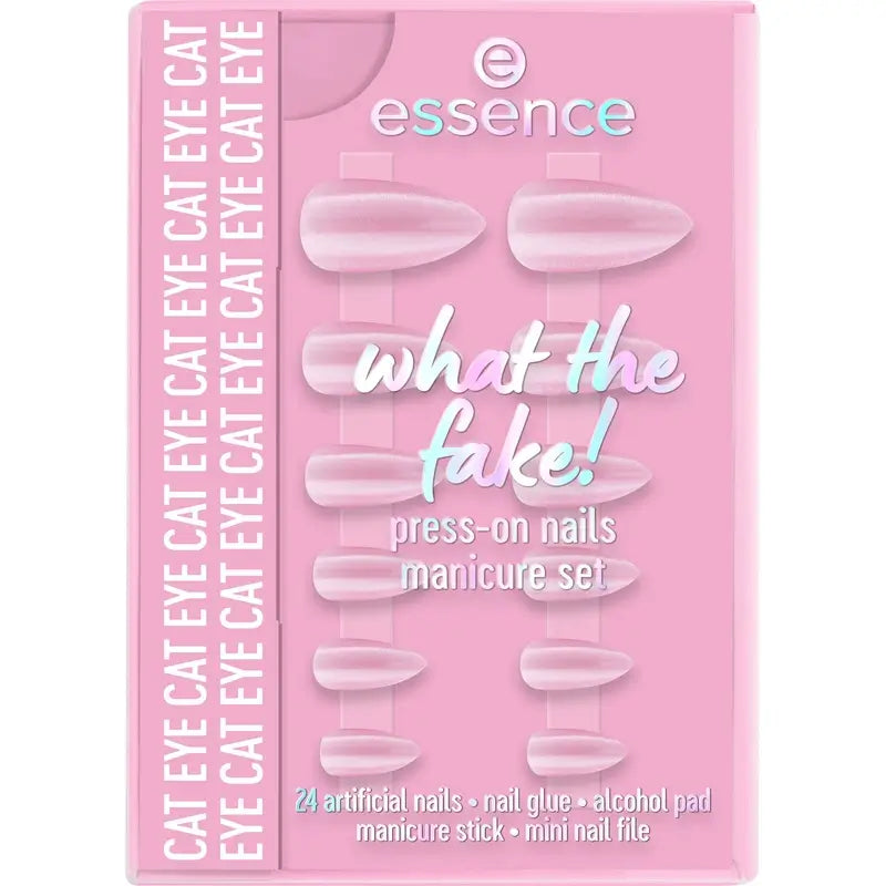 Essence Manicure Set With False Nails What The Fake! Press-On Nails 02 , 28 pieces