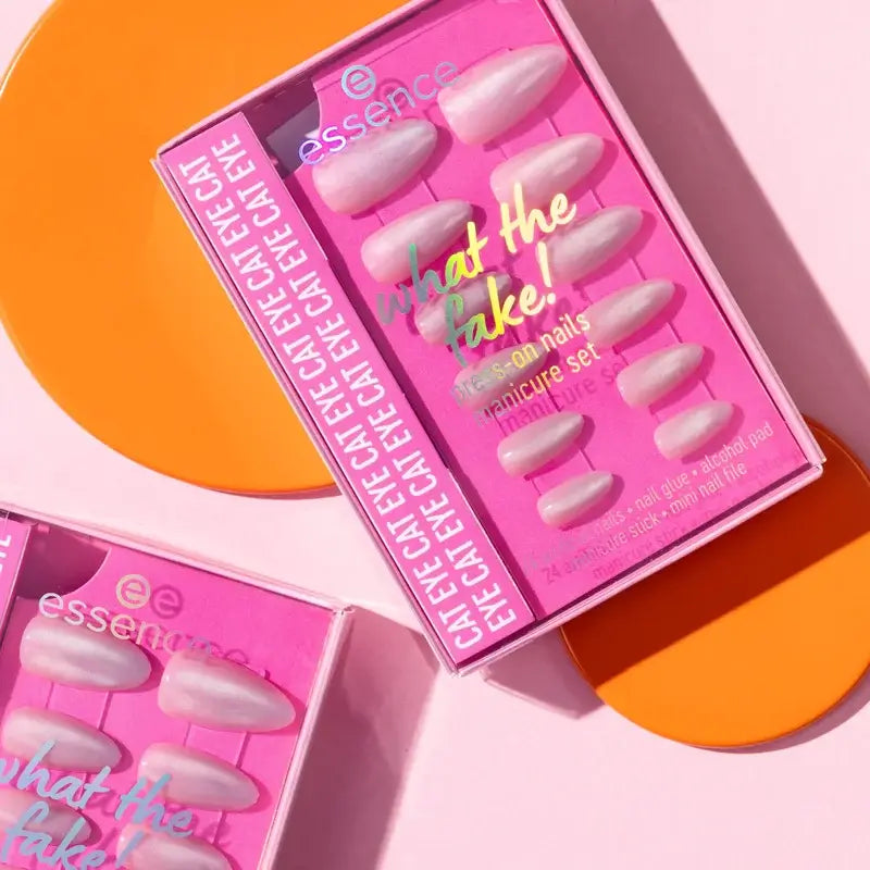 Essence Manicure Set With False Nails What The Fake ! Press-On Nails 02 , 28 pièces