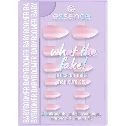 Essence Manicure Set With False Nails What The Fake! Press-On Nails 03 , 28 pieces