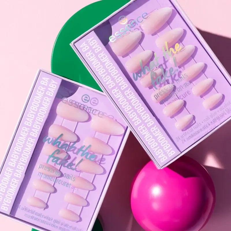Essence Manicure Set With False Nails What The Fake ! Press-On Nails 03 , 28 pièces