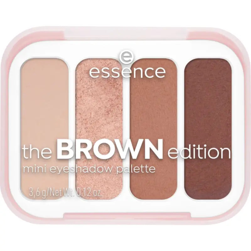 Mini-palette d'ombres à paupières Essence « The Brown Edition », 3,6 g