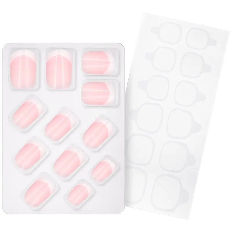 Essence Artificial Nails Click-On French Manicure 01, 12 unités