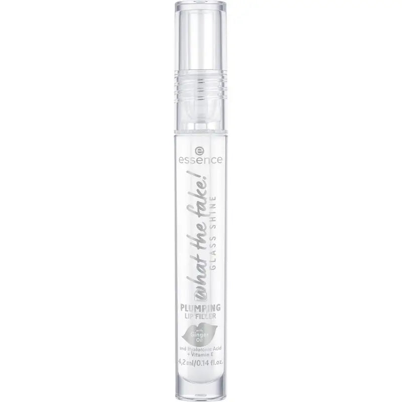 Essence What The Fake ! Volumising Lip Gloss Glass Shine Clear, 4.2 ml