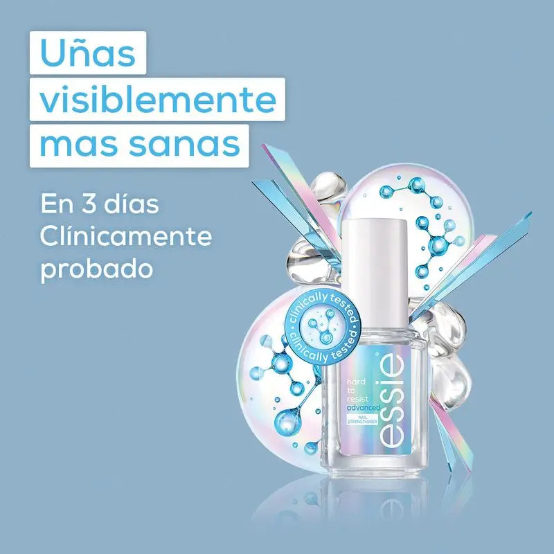 Essie Hard To Resist Advanced, traitement durcisseur d'ongles, technologie Msm, transparent