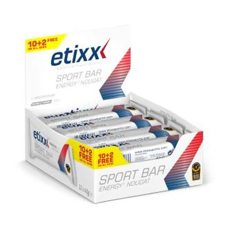 Etixx Energy Sport Barritas Turron 12Uds.