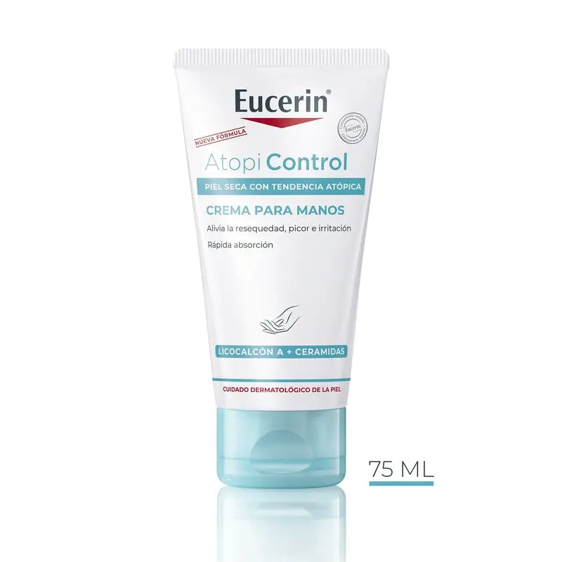 Eucerin Atopicontrol Crème pour les Mains, 75 ml