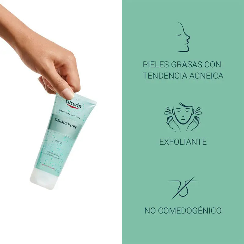 Eucerin Dermopure Exfoliating Scrub, 100 ml