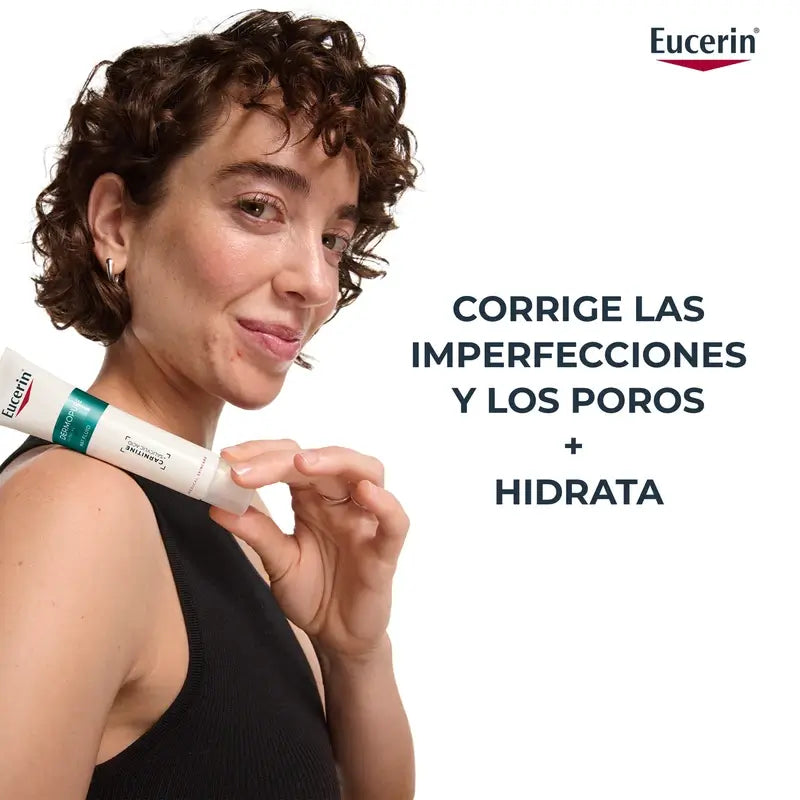 Eucerin Dermopure Fluide hydratant matifiant pour le visage, 50 ml