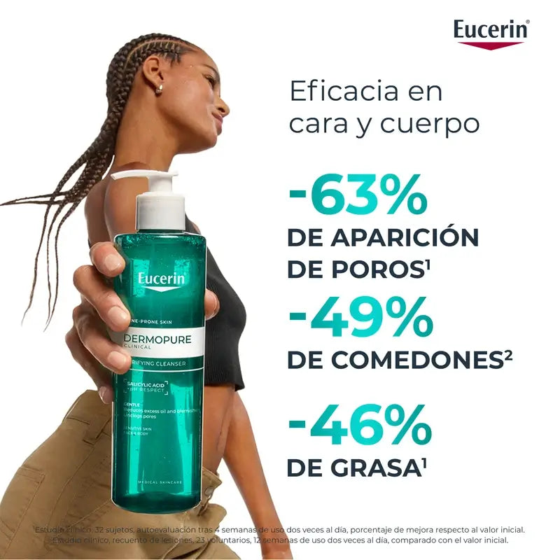 Eucerin Dermopure Cleansing Gel, 400 ml