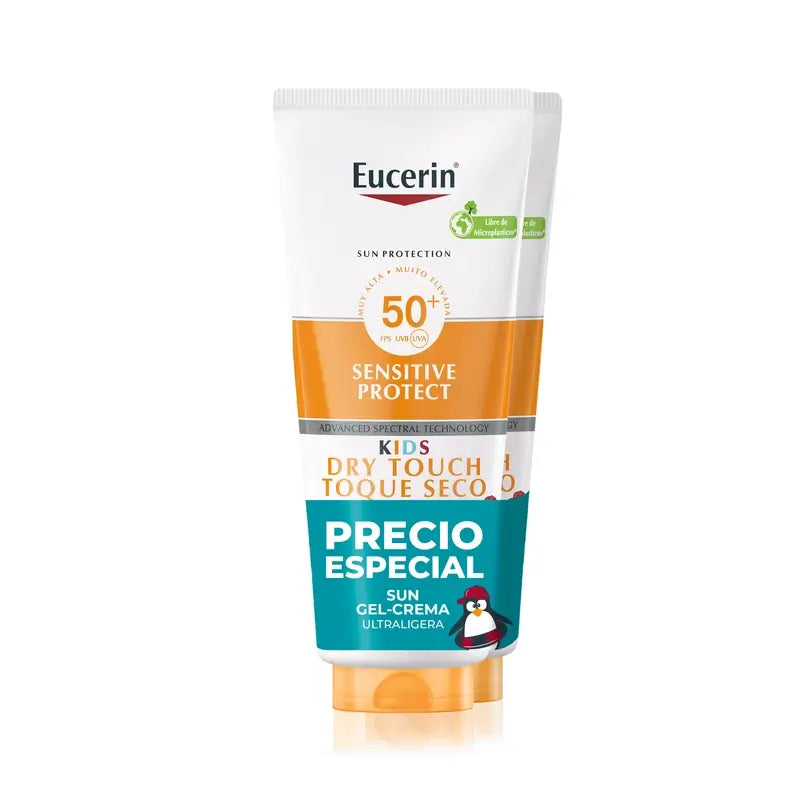 Eucerin Duplo Sun Kids Sensitive Protect Gel Cream Fps50+, 2X200Ml