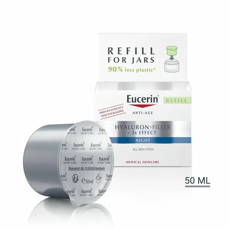 Eucerin Hyaluron Facial Filler 3X Night Effect REPLACEMENT, 50 ml