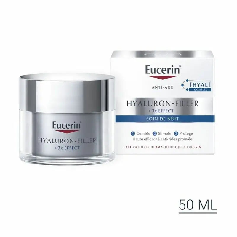 Eucerin Hyaluron Facial Filler 3X Night Effect REPLACEMENT, 50 ml