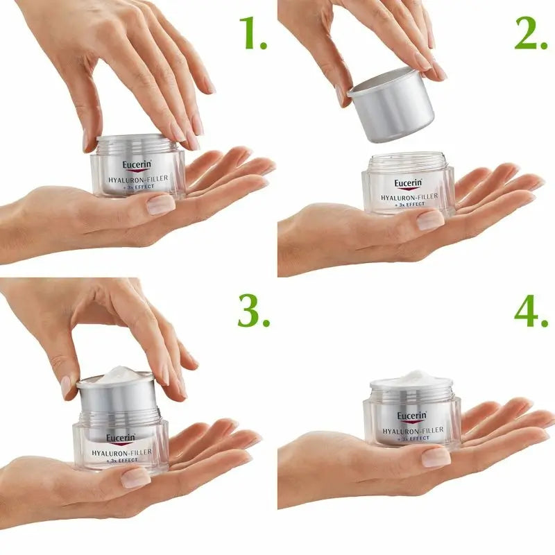 Eucerin Hyaluron Filler Triple Effect X3 Day Fps 15 For Dry Skin, 50 ml