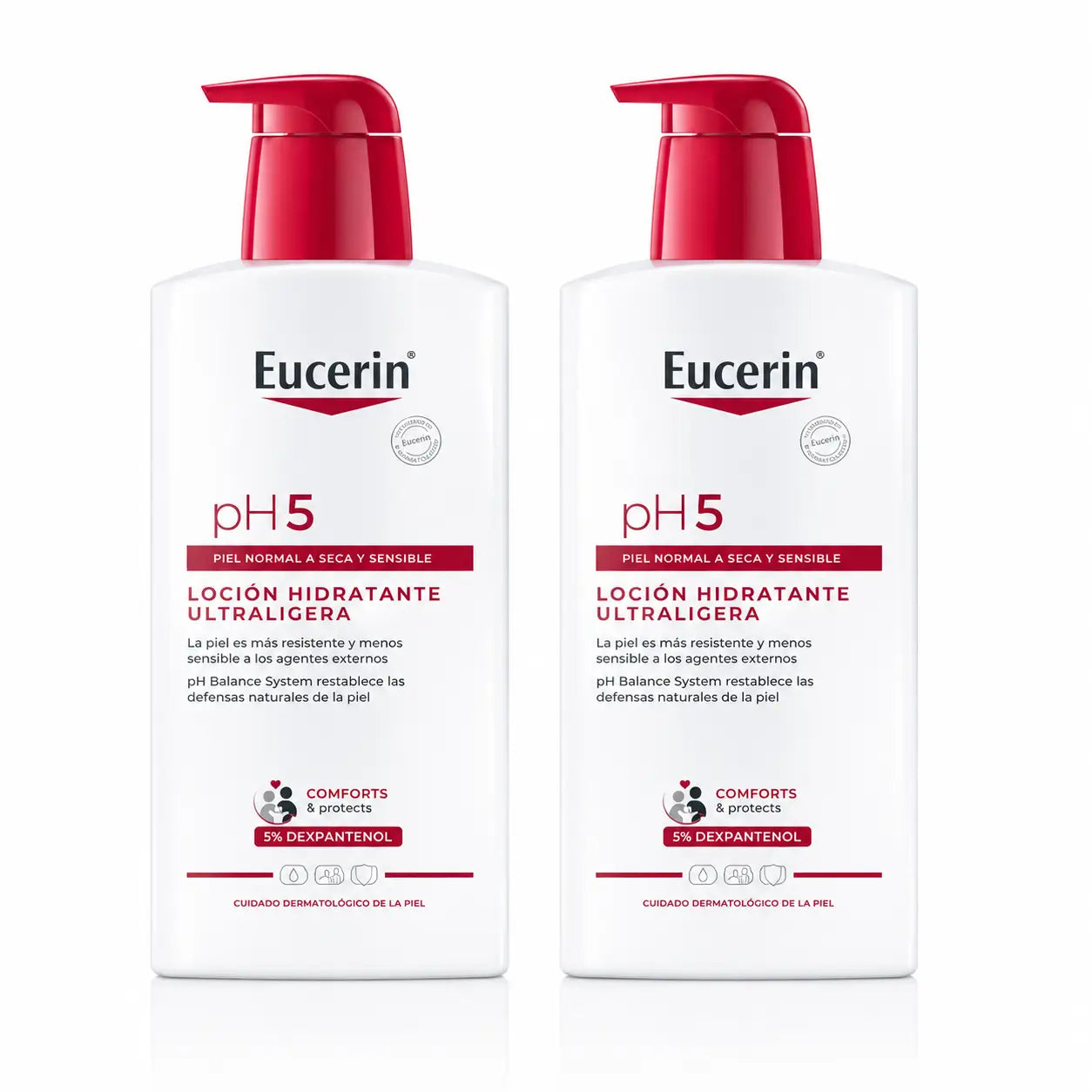 Eucerin Ph5 Lotion ultralégère, 1000ml, pack 2