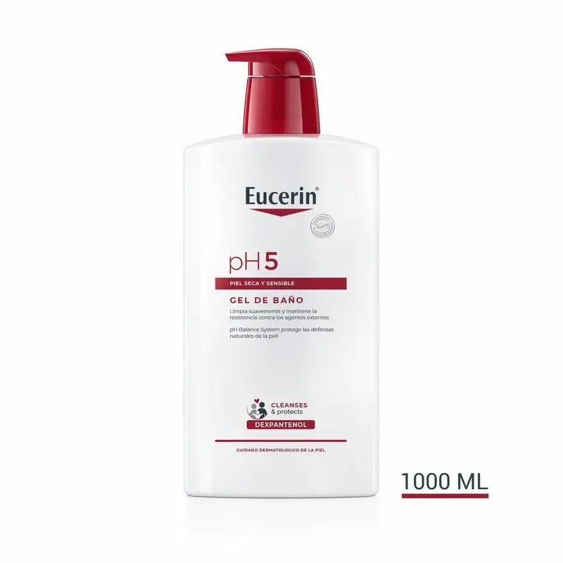 Eucerin Ph5 Gel de bain, 1000 ml