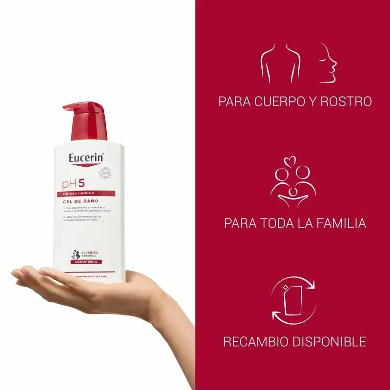 Eucerin Ph5 Gel de bain 400 ml