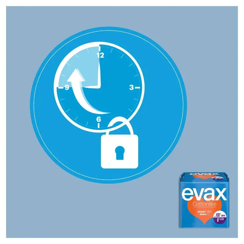 Evax Cottonlike Super Pads with Wings 12 unités
