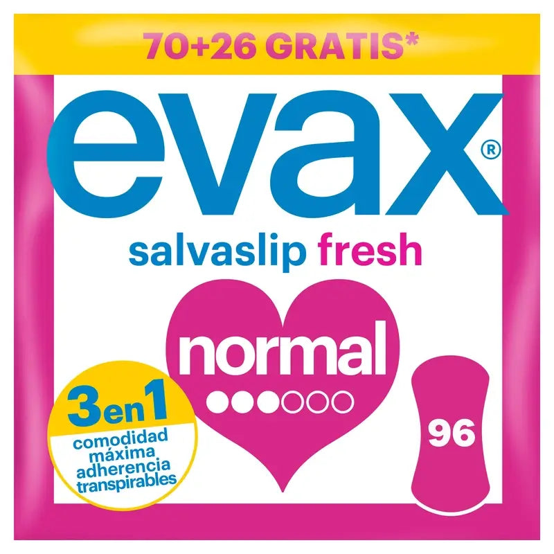 Evax Normal, No Odor System, 96 Units panty liners