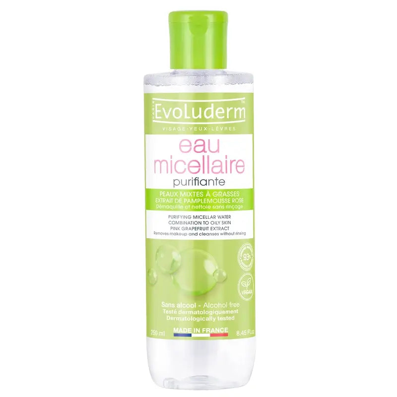 Evoluderm Eau micellaire pour peaux mixtes, 250 ml