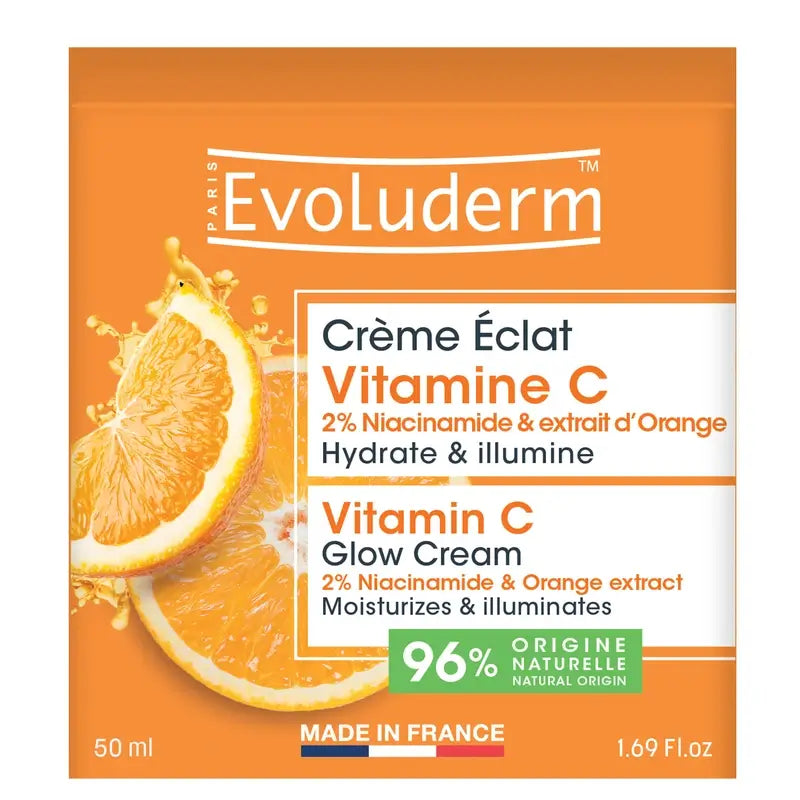 Evoluderm Vitamin C Glow Face Cream, 50 ml