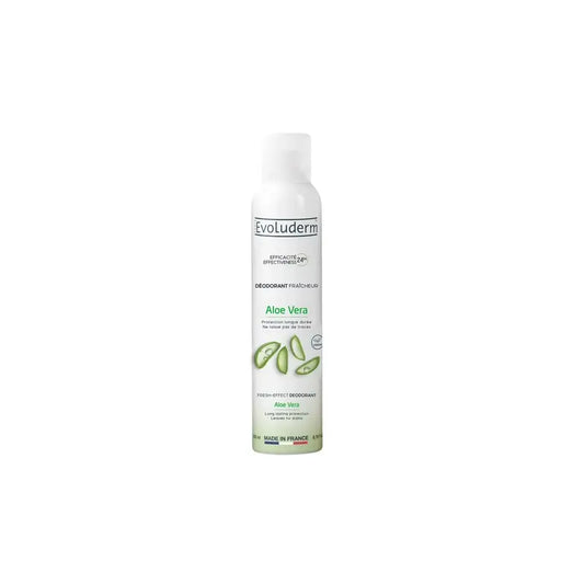 Evoluderm Aloe Vera Déodorant 24H, 200 ml