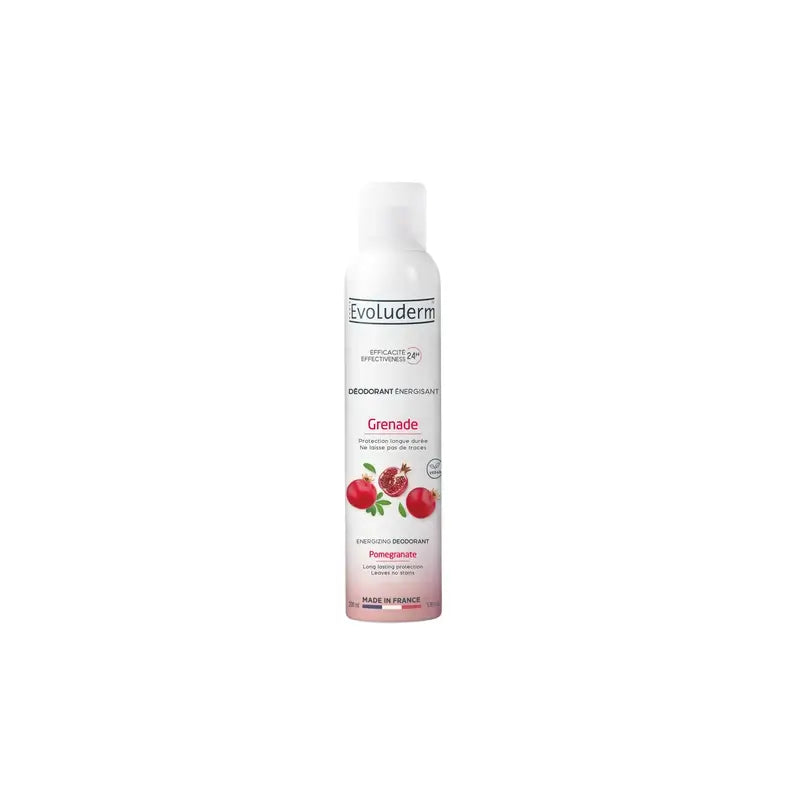 Evoluderm Déodorant à la Grenade 24H, 200 ml