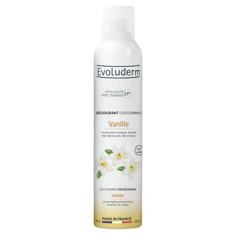 Evoluderm Déodorant Vanille 24H, 200 ml