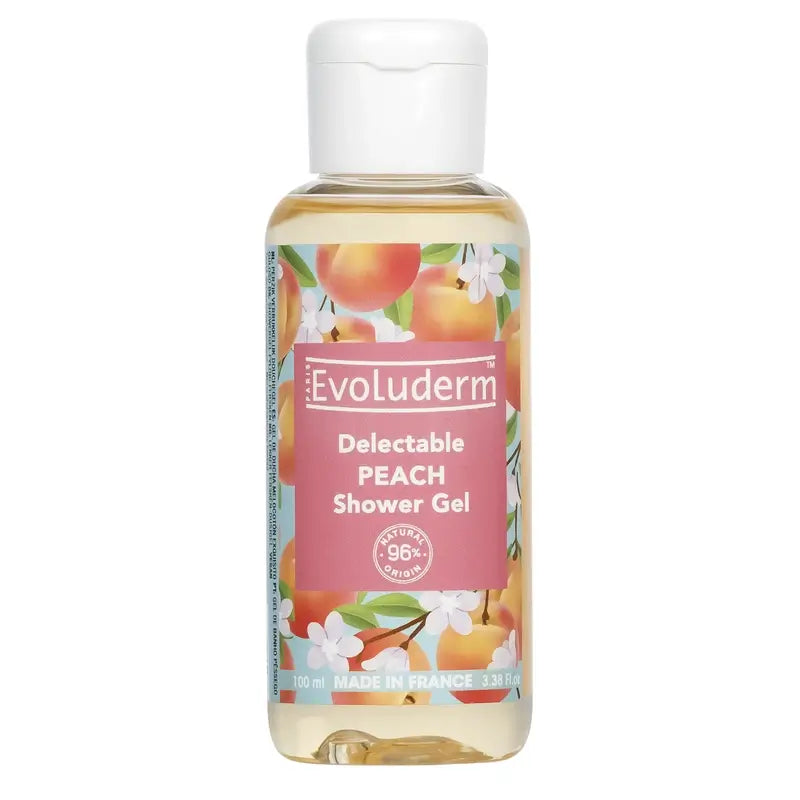 Evoluderm Gel Douche Pêche, 100 ml