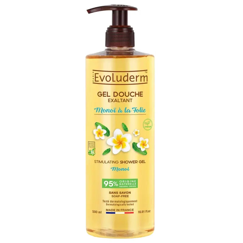 Evoluderm Gel douche au monoï, 500 ml