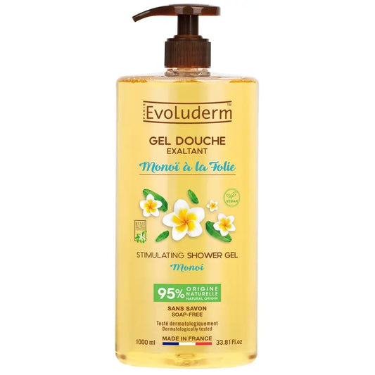 Evoluderm Gel douche Monoi A La Folie, 1000 ml