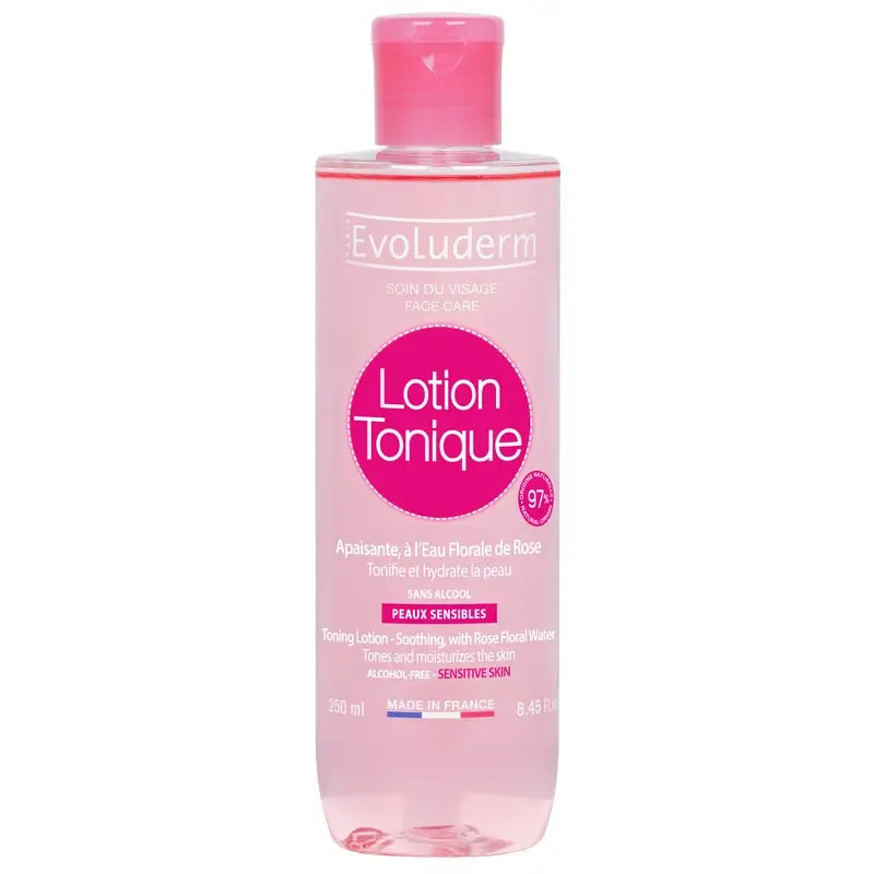 Evoluderm Lotion tonique pour peau sensible, 250 ml
