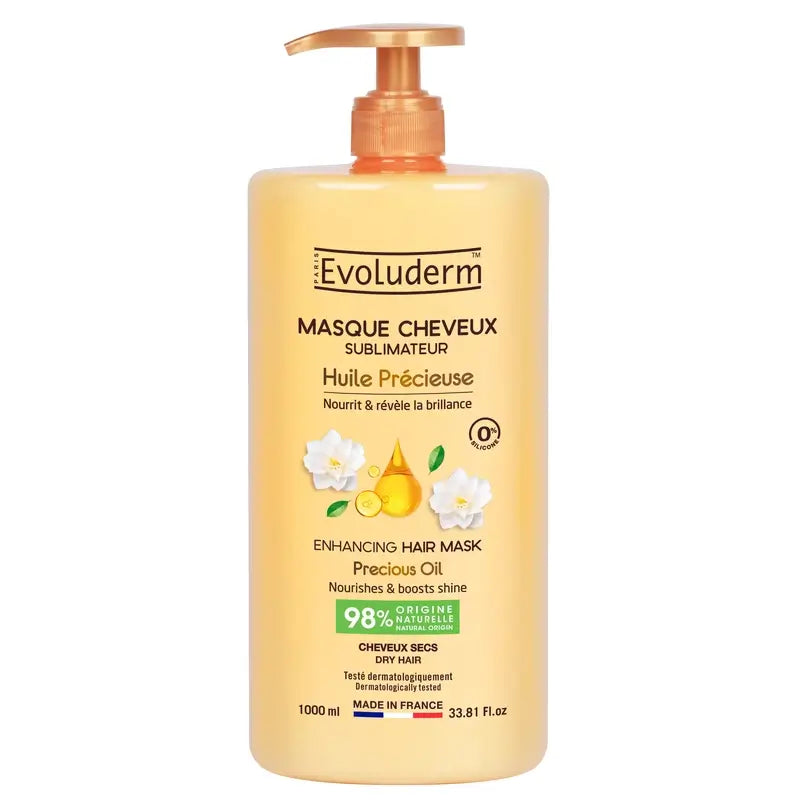 Evoluderm Precious Nourishing Hair Mask, 1000 ml