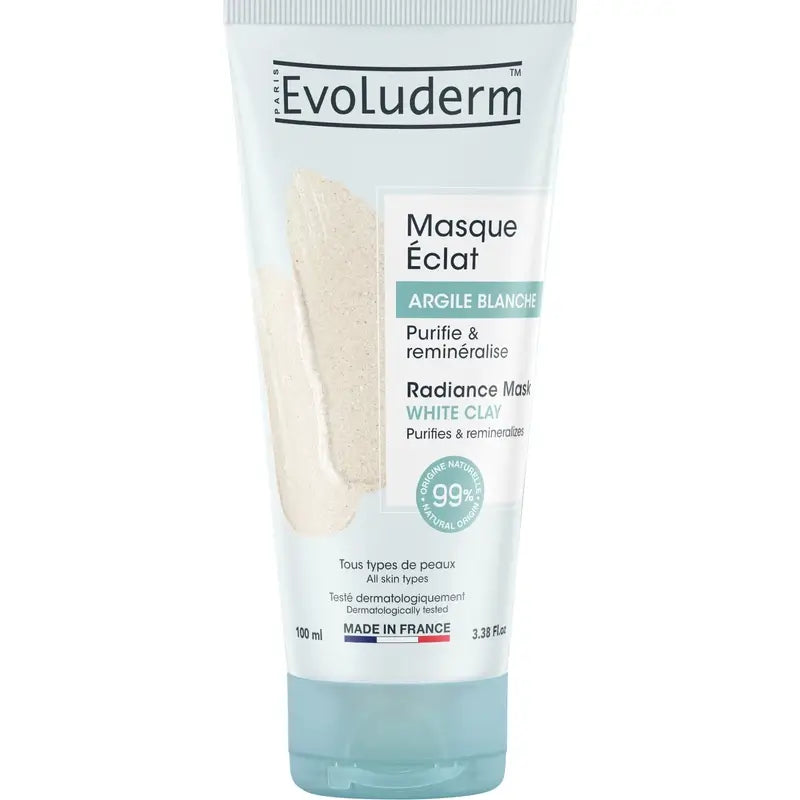 Evoluderm Masque facial à l'argile blanche, 100