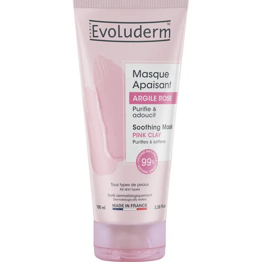 Evoluderm Masque facial à l'argile rose, 100