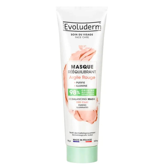 Evoluderm Masque revitalisant à l'argile rouge, 150 g