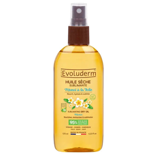 Evoluderm Monoi A La Folie Huile sèche, 125 ml